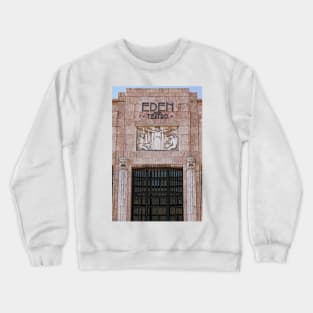 Buildings Of Lisbon - 15 - Eden Teatro Tower © Crewneck Sweatshirt